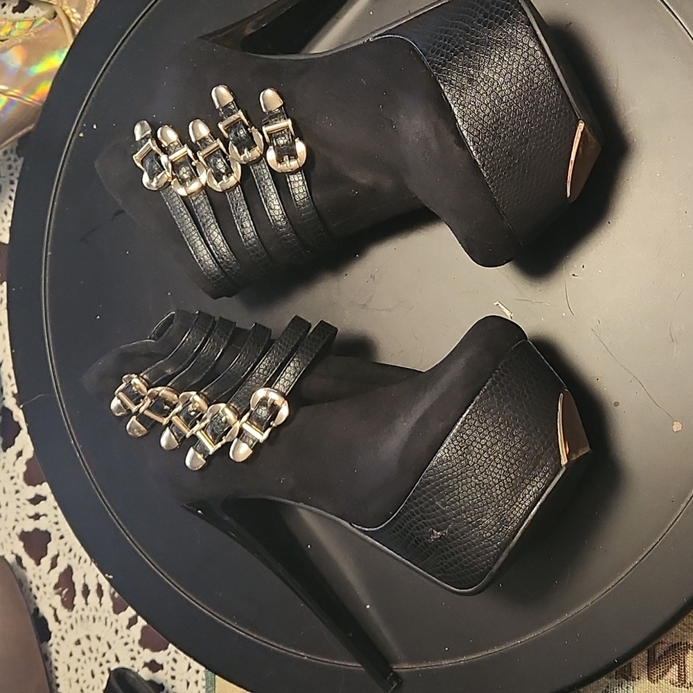 Dime city shoes platform heels size 9